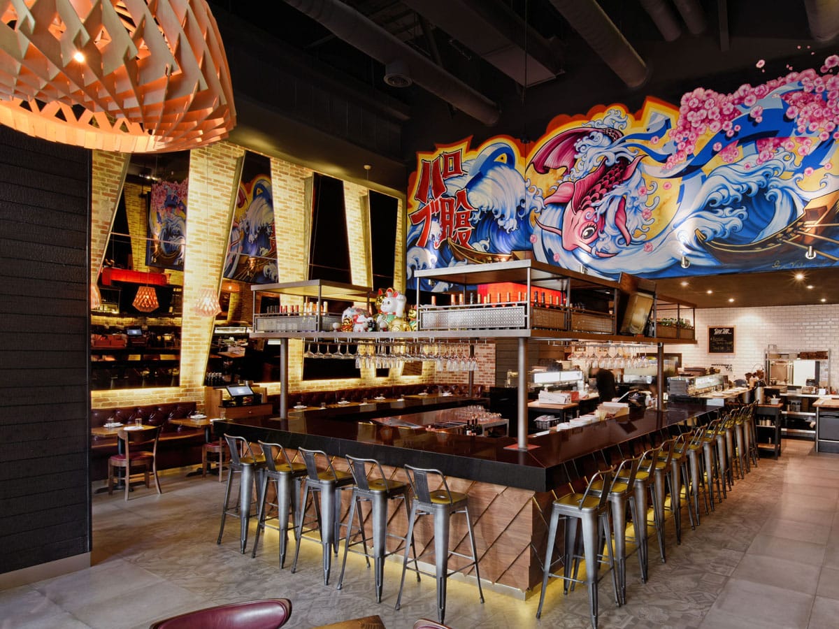 Pubbelly Sushi Miami projet interieur