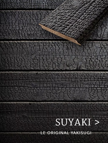 Surface and profile view of Suyaki Yakisugi